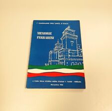 Libro memorie ferraresi usato  Ferrara