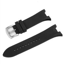 Pulseira de relógio de borracha preta 31 mm para troca AX1042 AX1050 AX1114 comprar usado  Enviando para Brazil