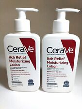Used, 2 Cerave Itch Relief Moisturizing Lotion 8 Oz  for sale  Shipping to South Africa