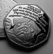 Pug silver commemorative for sale  EDINBURGH