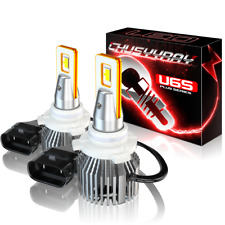 2x 9005 HB3 H10 9145 luzes de LED para carro faróis lâmpadas CSP 6000K 100W EUA comprar usado  Enviando para Brazil