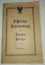 Livre horloge astronomique d'occasion  Nogent-sur-Vernisson