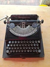Máquina de escribir portátil Remington Junior 1939 vintage negra con estuche funciona segunda mano  Embacar hacia Argentina