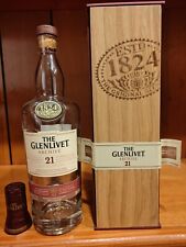 The Glenlivet Archive 21 Single Malt Empty Bottle with Box, Cork, Intact Foil, used for sale  Shipping to South Africa