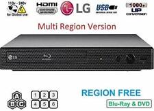 LG Refurbished REGION FREE BLU-RAY DVD PLAYER ZONE A B C DVD 0-8 USB BP250 for sale  Shipping to South Africa