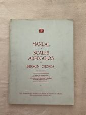 Manual scales arpeggios for sale  LEEDS