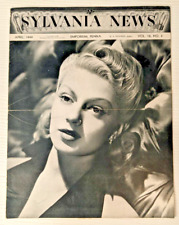 Brochura panfleto vintage Sylvania News abril 1949 Lana Tuner capa tv notícias tubo, usado comprar usado  Enviando para Brazil