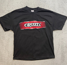 Grizzly Smokeless Tobacco Chew Retro Style Black T-Shirt XL Hanes Comfort Tag, used for sale  Shipping to South Africa