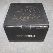 Usado, Subwoofer Massive Audio 12" 1400W MAX bobina de voz dupla 4 ohms áudio de carro GTX124 comprar usado  Enviando para Brazil