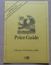 1980 vauxhall price for sale  UK