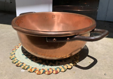 Copper Candy Kettle Apple Butter Iron Handles Confectioners Professional Chef for sale  New Canaan