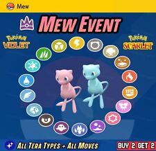 Mew Event 💎 SHINY/NON 6IV Mews ⭐ Tera Raid Ready ⭐ Pokemon Scarlet and Violet for sale  Shipping to South Africa