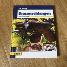 Riesenschlangen ihr hobby gebraucht kaufen  Olfen