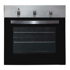 Single Electric Fan Oven In Stainless Steel, 60cm Built-in / Under - SIA UB01SO for sale  MANSFIELD