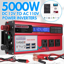 Convertidor de 7000W de CC 12V A 110V CA con USB para carro de coche inversor de corriente segunda mano  Embacar hacia Argentina