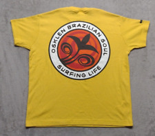 Camiseta Vintage Osklen Surfing Life Alma Brasileira Arte Tribal Pequena Amarela, usado comprar usado  Enviando para Brazil