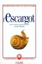 Escargot. beaux textes d'occasion  France