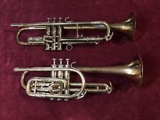 Modelo personalizado York trompete e corneta underschlung bênção rosa com estojo duplo comprar usado  Enviando para Brazil