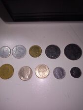 monete lira italiana 10 monete dalla lire 5 alla moneta da lire 200 usato  Massa Di Somma