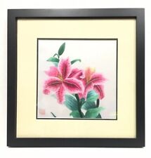 Pink embroidered orchid for sale  Yucaipa