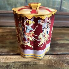 Vintage Carousel Tea Tin- Merry Go Round- Made In England for sale  Shipping to South Africa