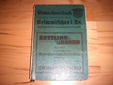 Einwohnerbuch crimmitschau sac gebraucht kaufen  Böchingen, Knöringen, Siebeldingen