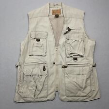 Chaleco de bolsillo vintage años 90 Eddie Bauer safari utilitario de viaje carga campamento para hombre grande segunda mano  Embacar hacia Mexico