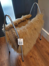 Brown faux fur for sale  HEREFORD