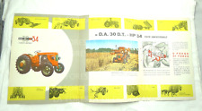 Brochure vecchio trattore usato  Cremona