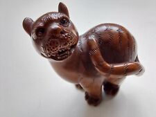 Small carved tiger for sale  IPSWICH