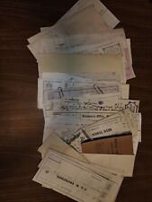 Lot 1800s receipts for sale  Otway