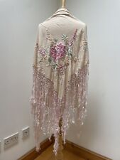 vintage piano silk shawl for sale  CAMBRIDGE