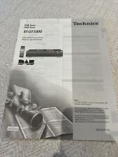 Technics manual 1000 for sale  YORK