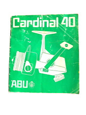 Abu cardinal instruction for sale  NEWTON STEWART