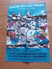 Affiche quinzaine ecole d'occasion  Marseille I