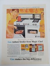 1965 Magia Chef Radiant Broiler Gas Gama Horno Estufa Cocina Vintage Anuncio, usado segunda mano  Embacar hacia Argentina