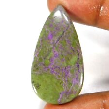 Natural Pink Stichtite 30.65Cts. Pear Cabochon Loose Gemstone for sale  Shipping to South Africa