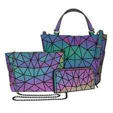 Bolsa grande holográfica reflexiva geométrica bolsas de ombro femininas bolsas comprar usado  Enviando para Brazil