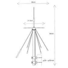 Diamond 190 antenna usato  Rende