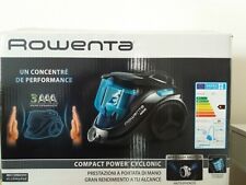 Rowenta Compact Power Cyclonic 1.5L Aspirapolvere Compatto Senza Sacco Blu/Nero segunda mano  Embacar hacia Argentina