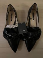 Zara black leather for sale  FARNBOROUGH