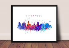 Liverpool skyline print for sale  WOLVERHAMPTON