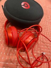 🔥BEATS by Dr. Dre Mixer Mixr fones de ouvido com fio com cabo e estojo - Vermelho comprar usado  Enviando para Brazil