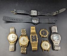 Lote de relojes modernos vintage para hombre, Seiko, Casio, Orvis, Westclox, Speidel, reparación  segunda mano  Embacar hacia Argentina