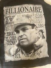 el chapo the last narco wanted 2xl vintage T shirt for sale  Shipping to South Africa