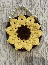 Handcrafted crochet sunflower for sale  Leander