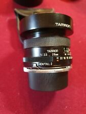 TAMRON 1:2.5 28mm lens with Olympus OM Adaptall mount for sale  LUDLOW
