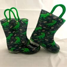 Botas de chuva/galochas infantis Dino azul marinho/verde comprar usado  Enviando para Brazil