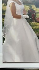 Brautkleid weiß linie gebraucht kaufen  Verden