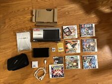 Sistema portátil Nintendo 3DS XL negro 8 juegos incluido embalaje original, usado segunda mano  Embacar hacia Argentina